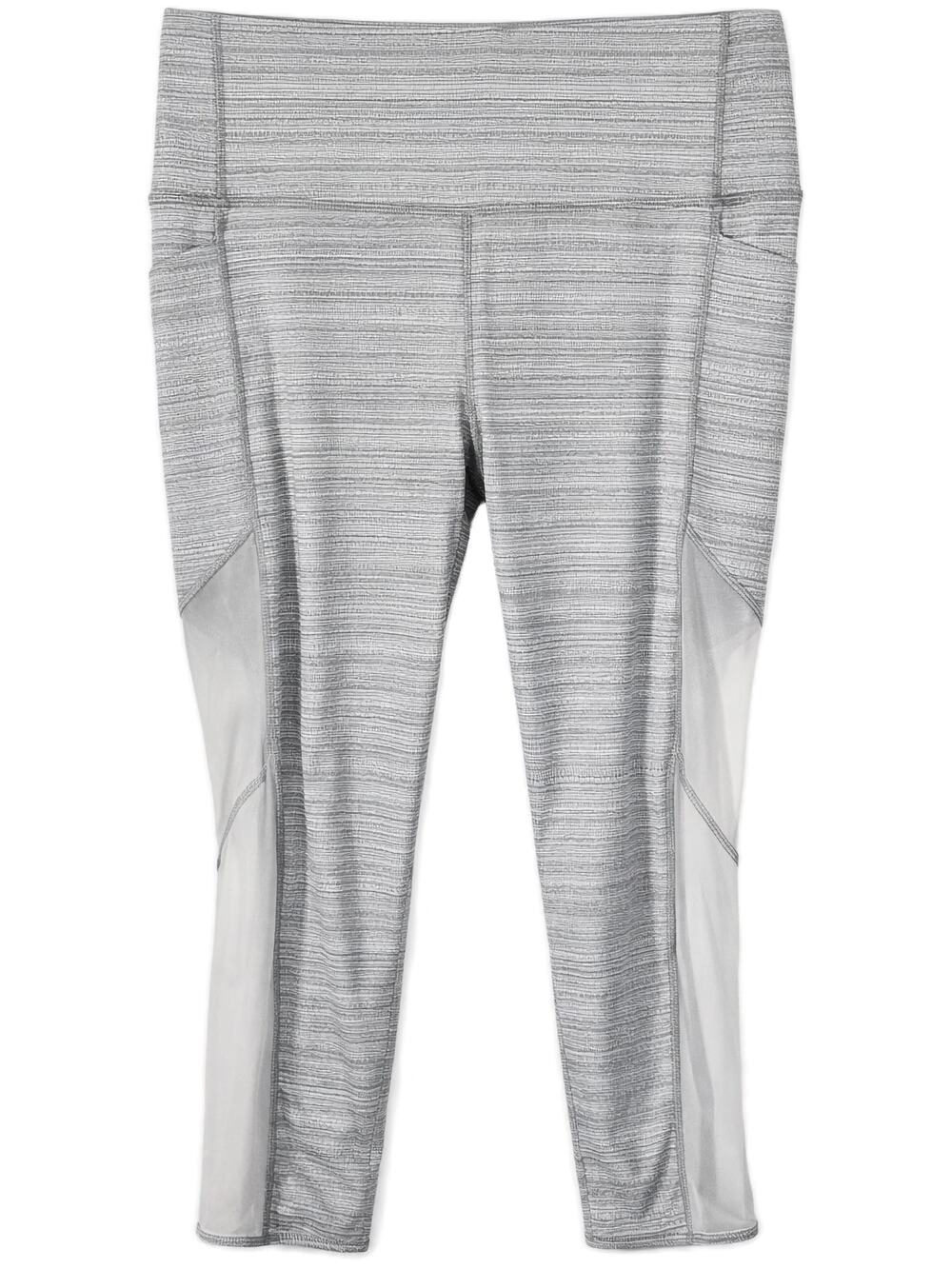 Athleta Chaturanga Leggings L Gray High Rise Pocket Yoga Athleisure Gorpcore